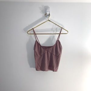 PacSun Lavender Cropped Tank Top